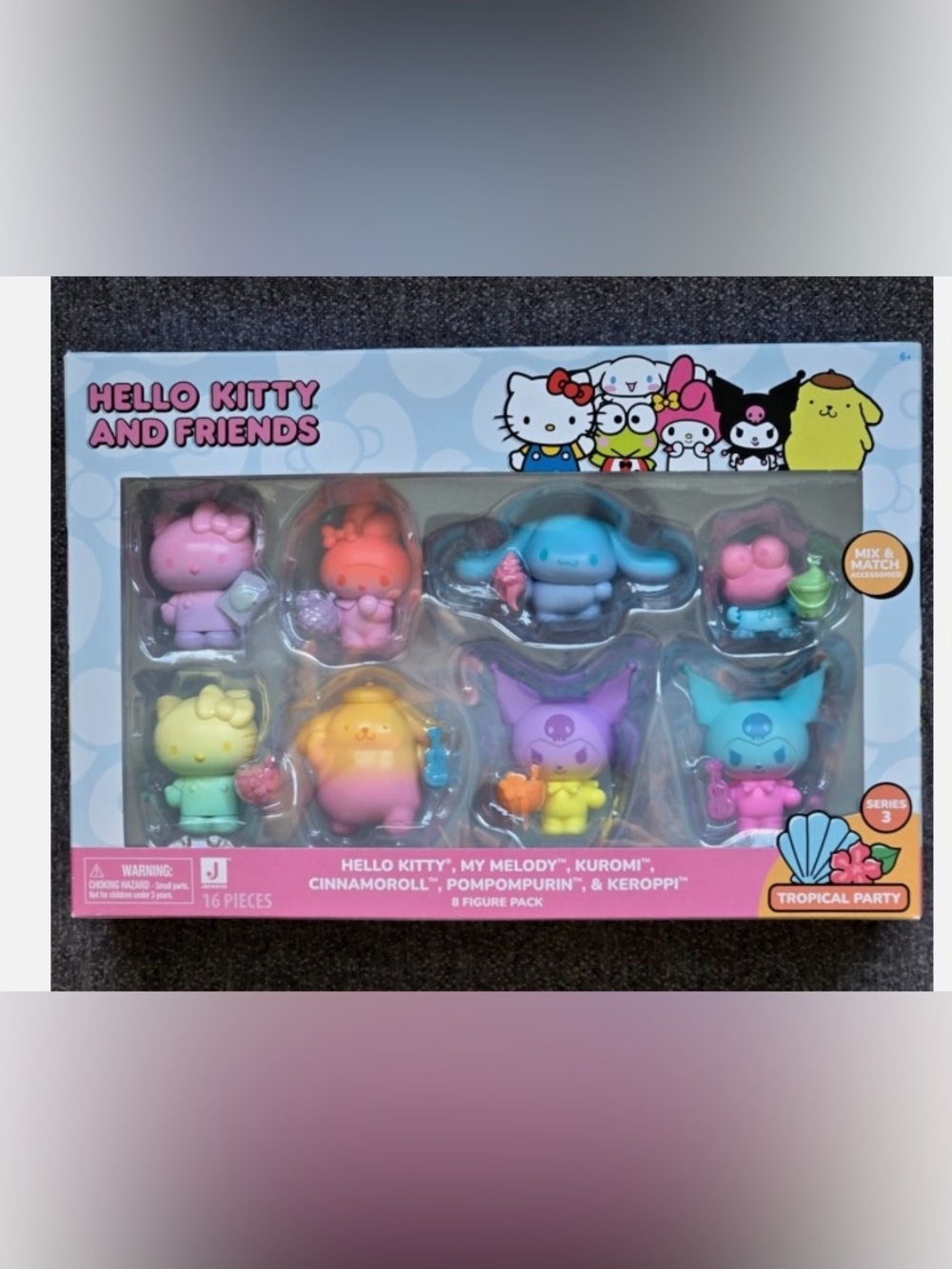 Jazwares Hello Kitty & Friends Figurine 8-Pack -